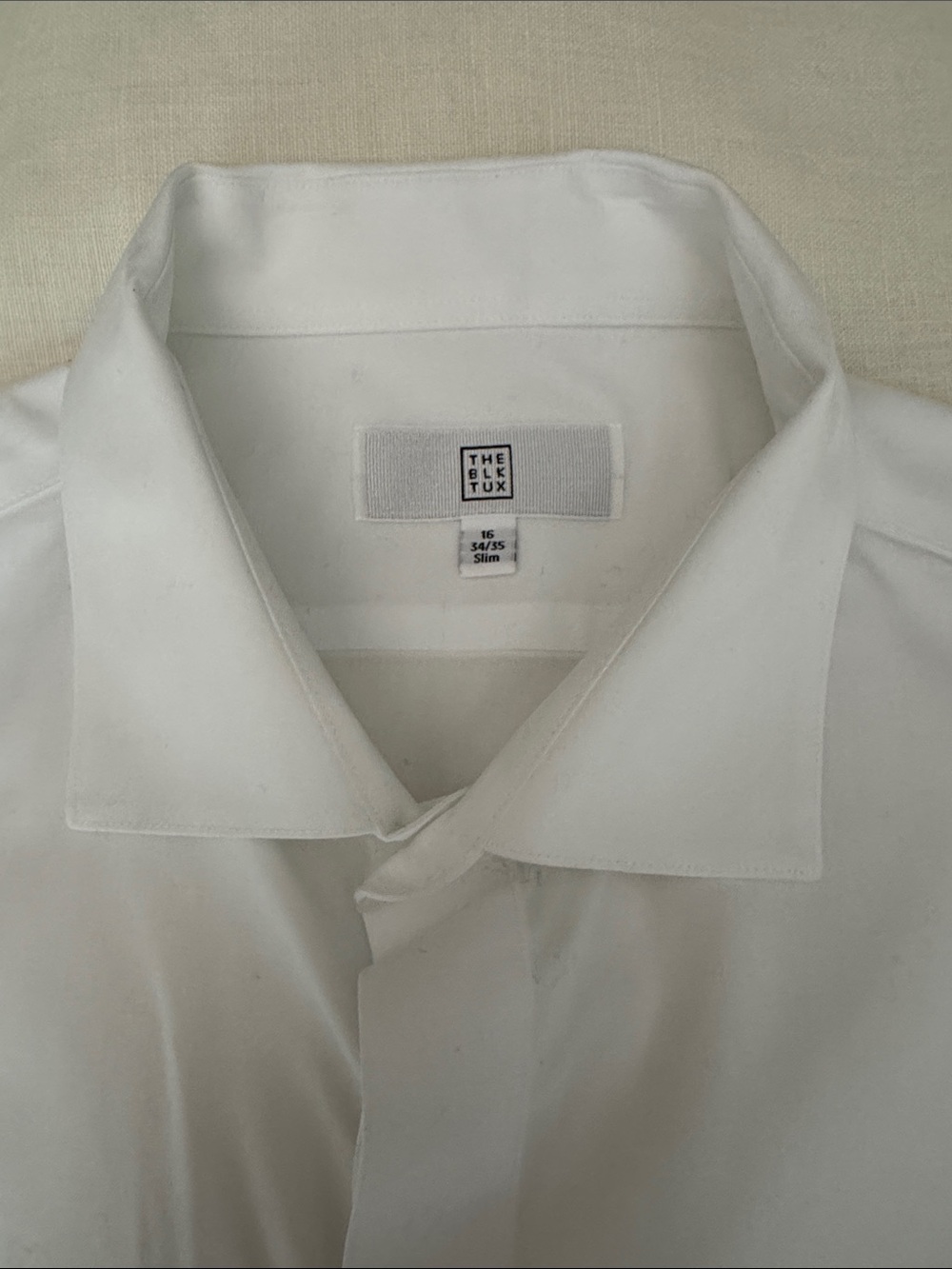 The Black Tux White Button Down Shirt
